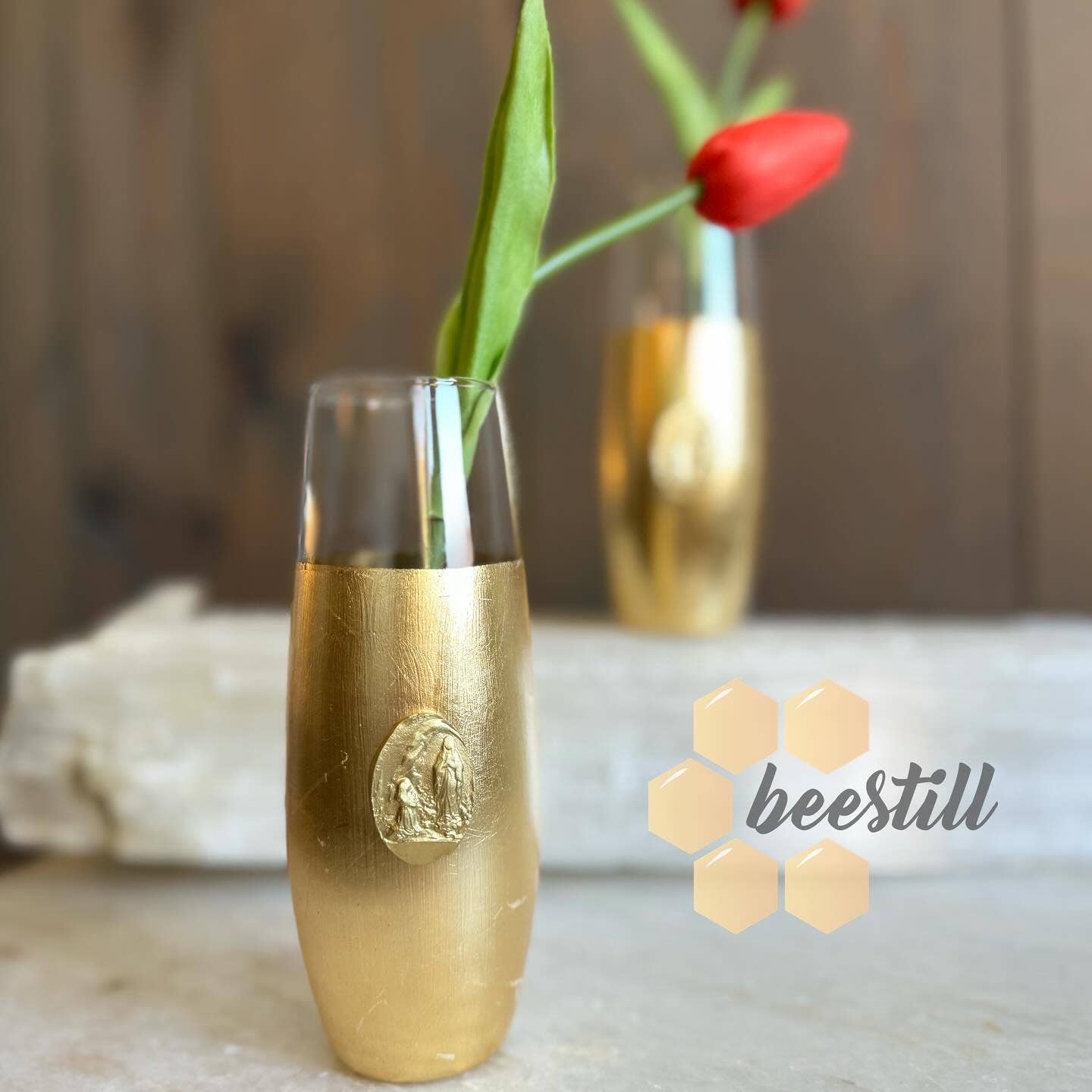 Our Lady of Lourdes Bud Vase 