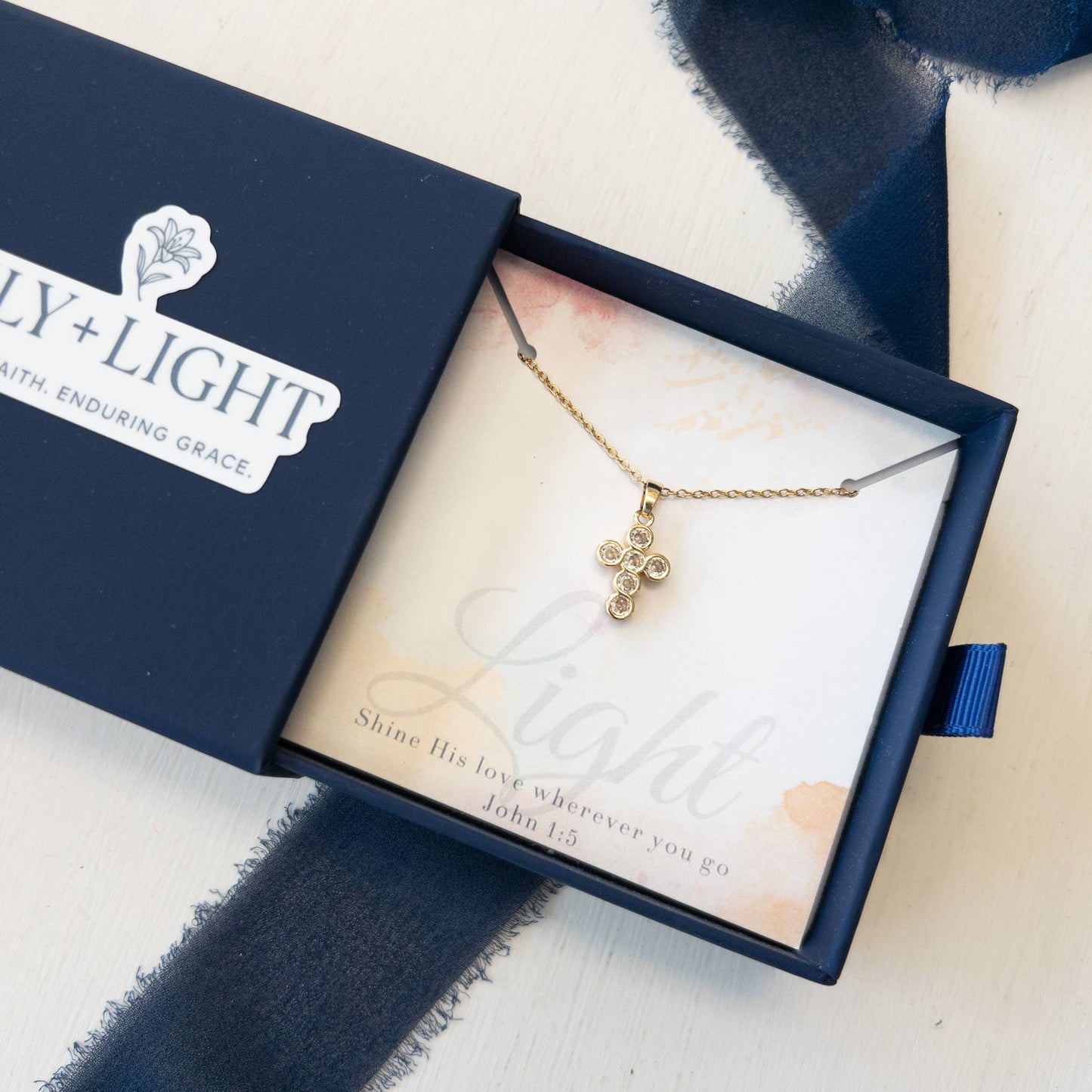 Light Necklace, Gold