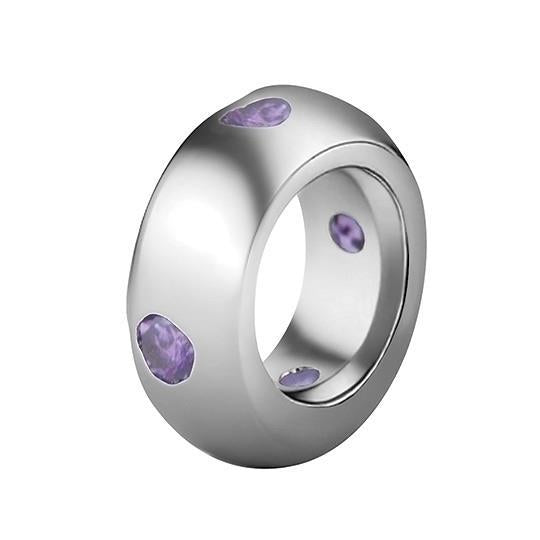 February Birthstone Ring Charm