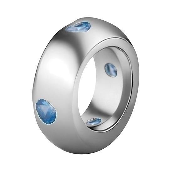March Birthstone Ring Charm