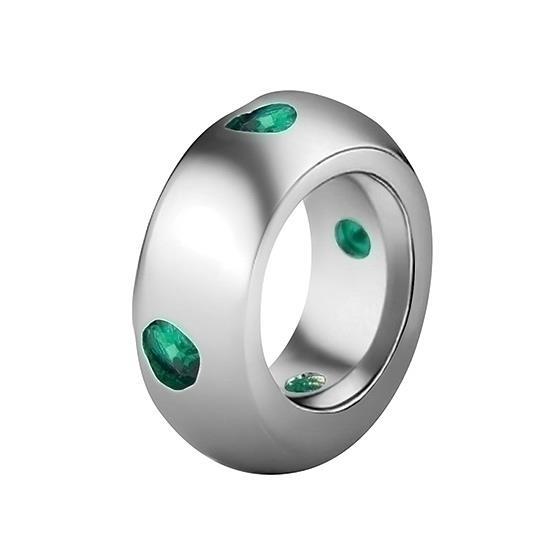 May Birthstone Ring Charm