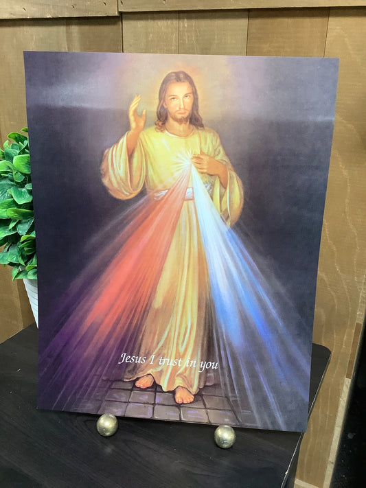 11x14 Print Divine Mercy