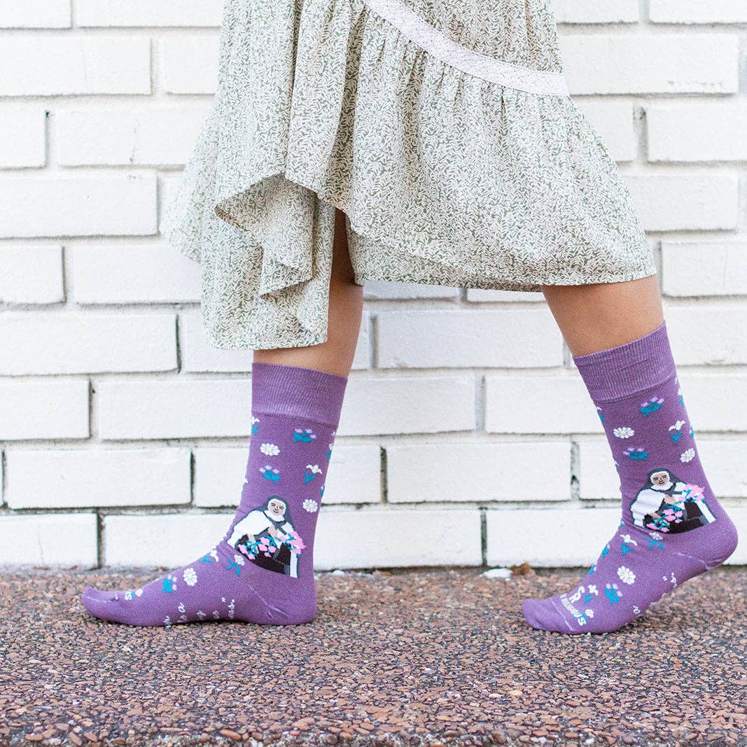 St. Therese Wildflowers Adult Socks