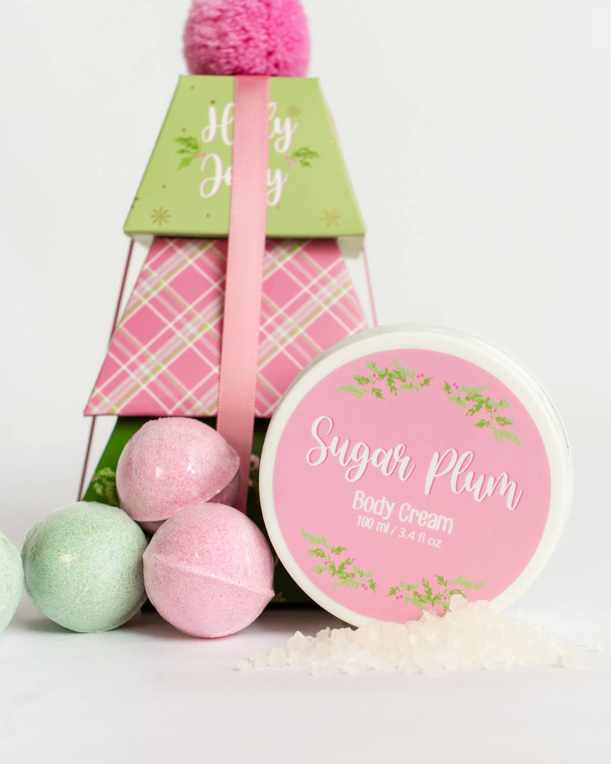 Holly Jolly Bath Gift Set   Sugar Plum Scented Scented