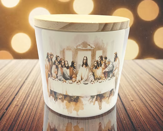 10oz Southern Blessings Candle - Last Supper - Southern Grace