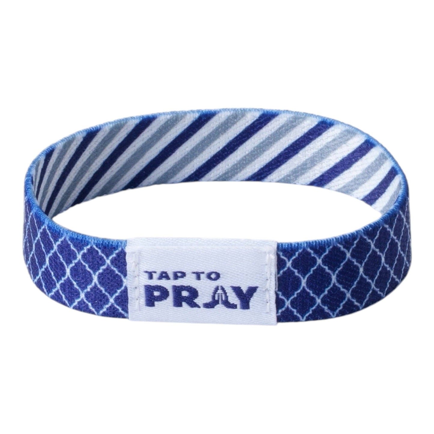 Tap To Pray® Wristband – Graphite & Ink
