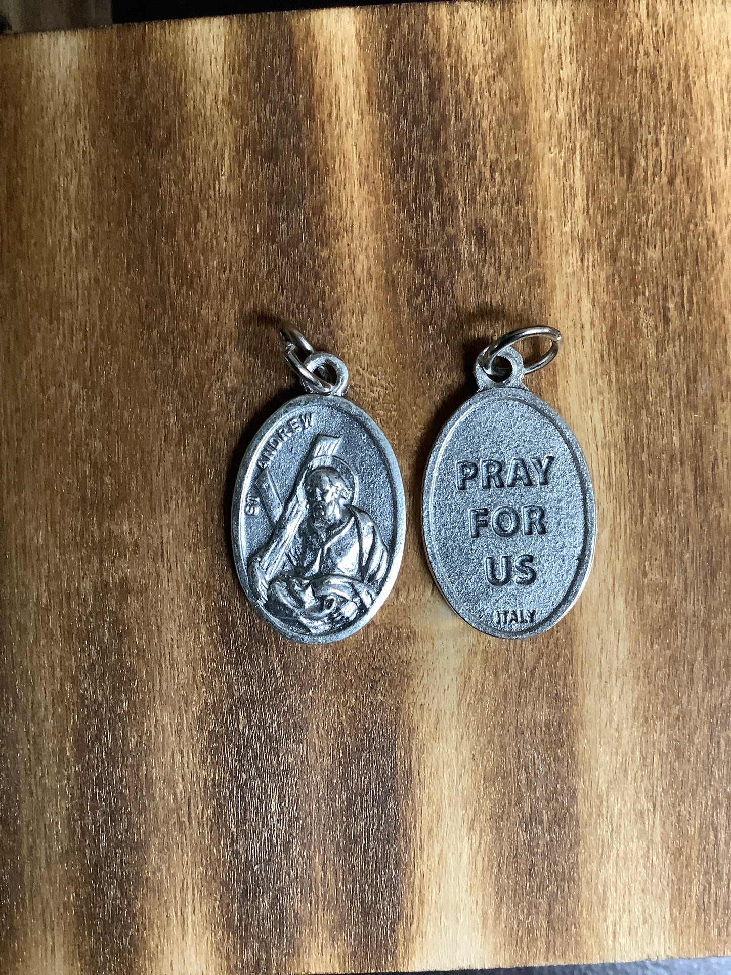 St Andrew - 1 inch Pray for Us Medal