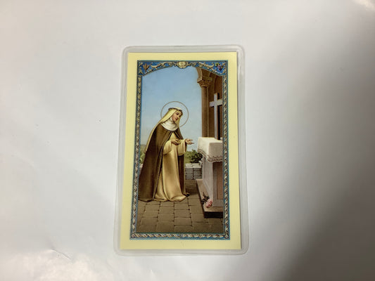 St. Rose of Lima Prayer Card