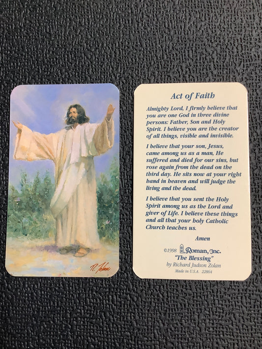 Act of Faith Prayer Card