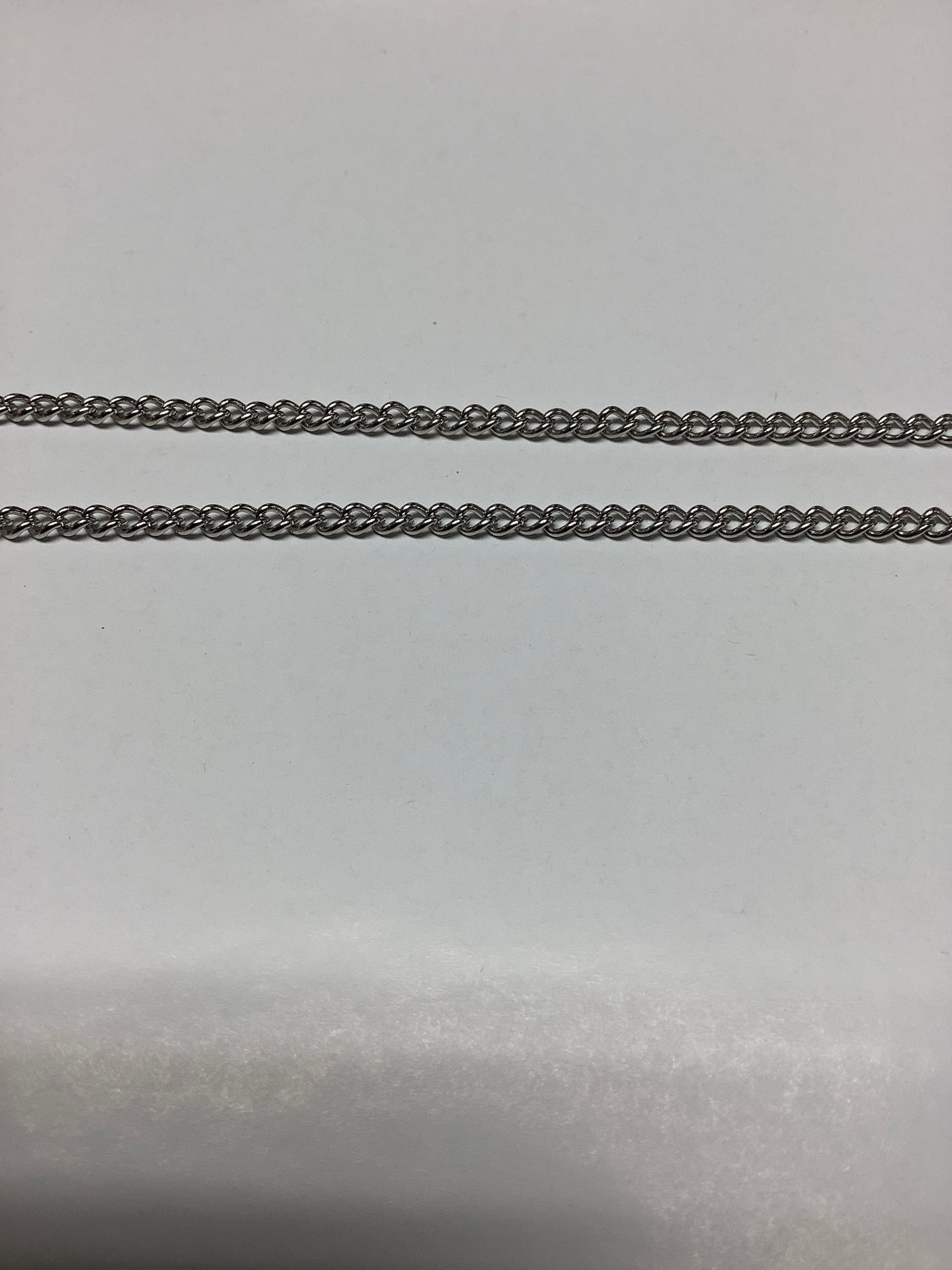 27" Chain - Silver no clasp