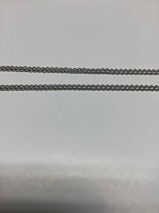 27" Chain - Silver no clasp