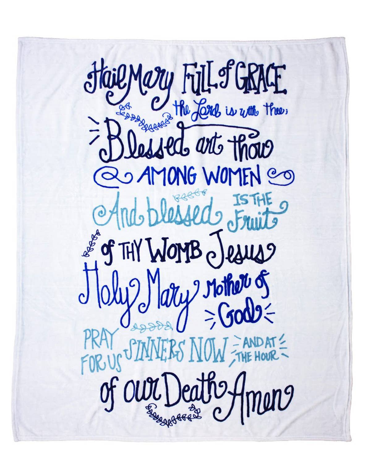 Hail Mary Throw   Blue   50x60