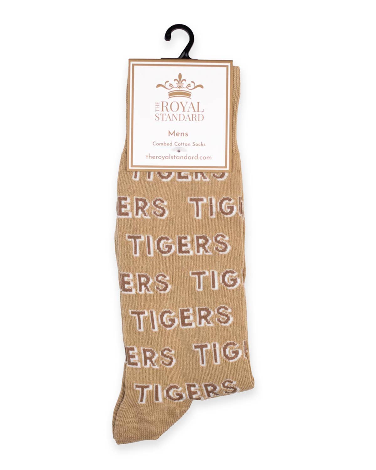 Men's Tigers Socks   Cream/White   One Size