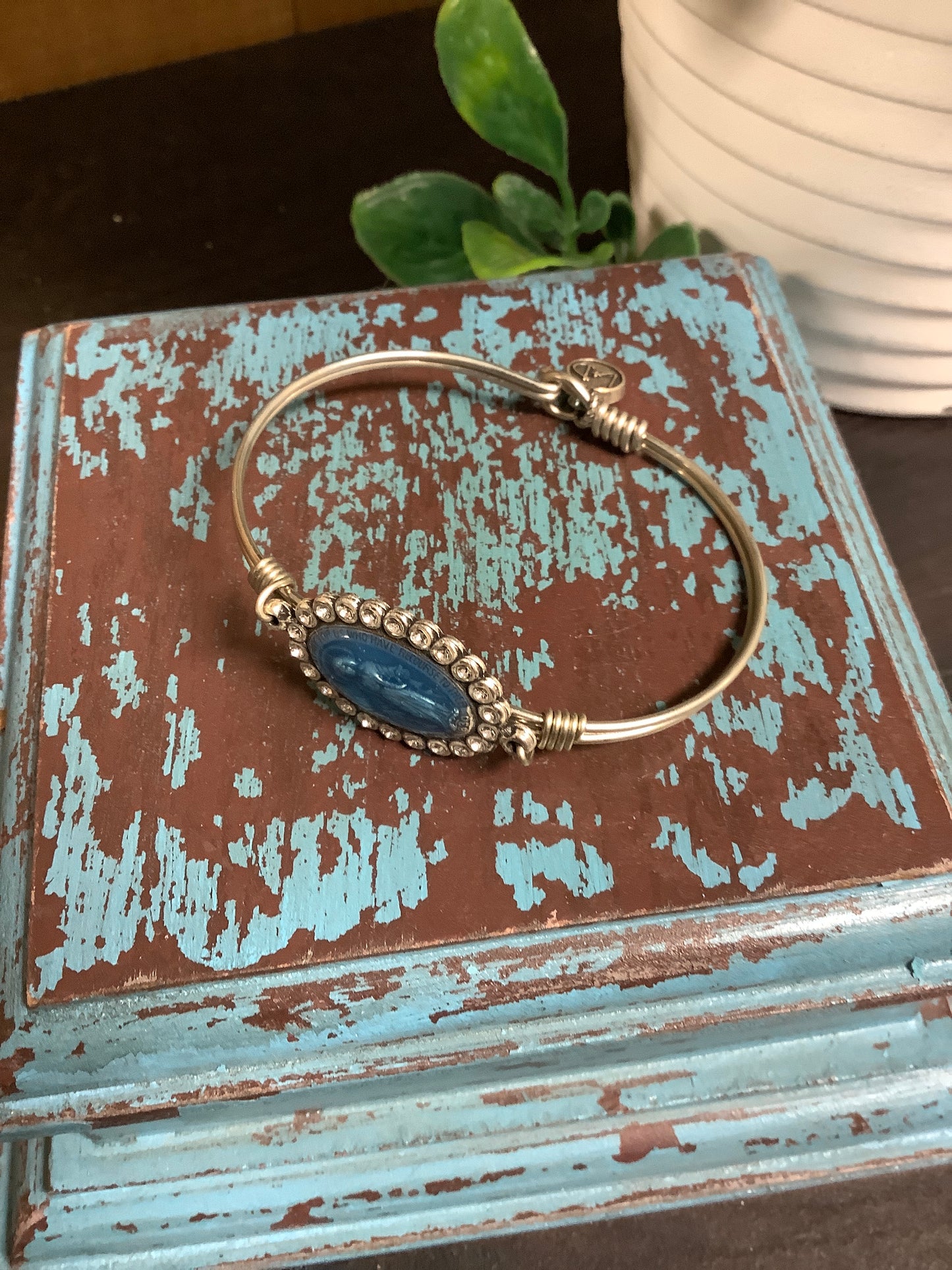 Crystal Miraculous Bangle Bracelet