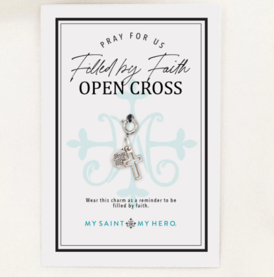 Saint Medal Small - Open Cross