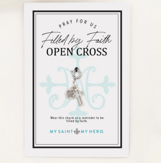 Saint Medal Small - Open Cross