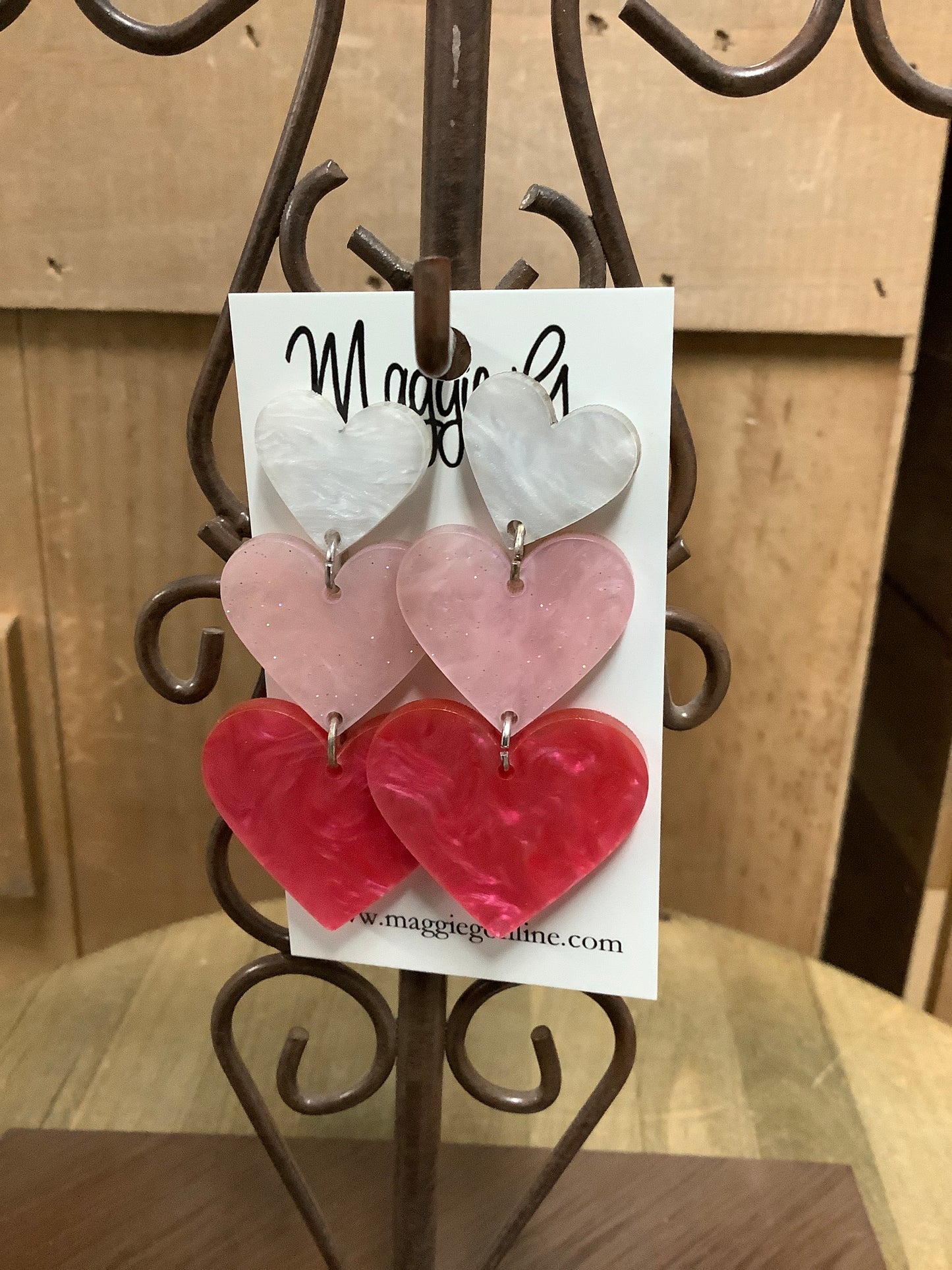 Valentine Earrings Acrylic Earrings