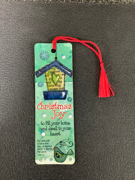 Christmas Joy Tassle Bookmark