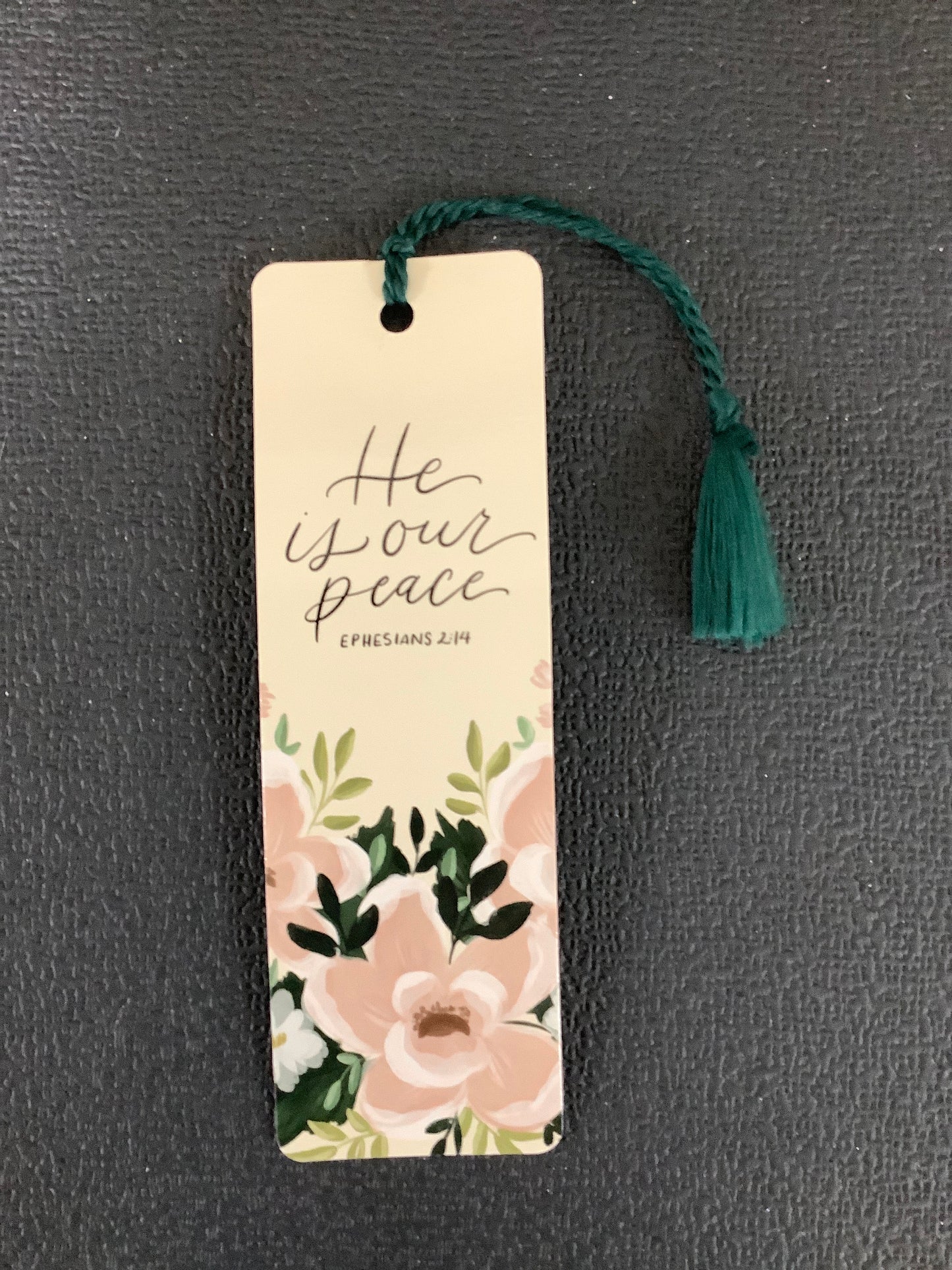 He is Our Peace - Ephesians 2:14 Tassle Bookmark