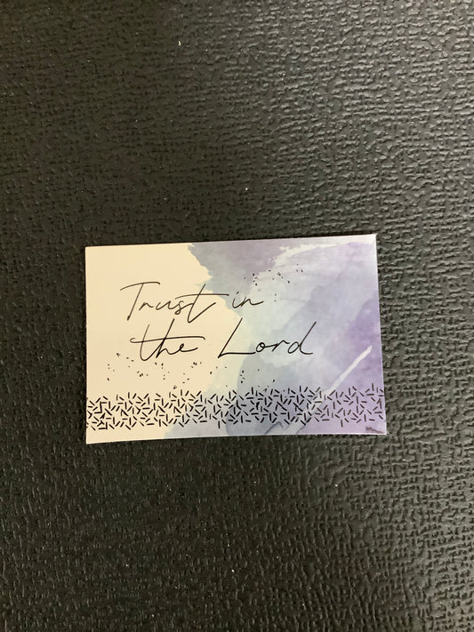 Pass it On - Trust in the Lord