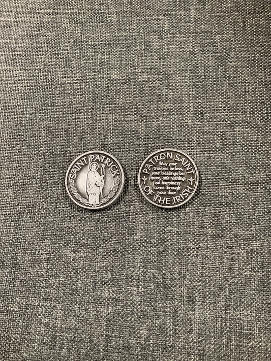 Pewter Pocket Token - St. Patrick