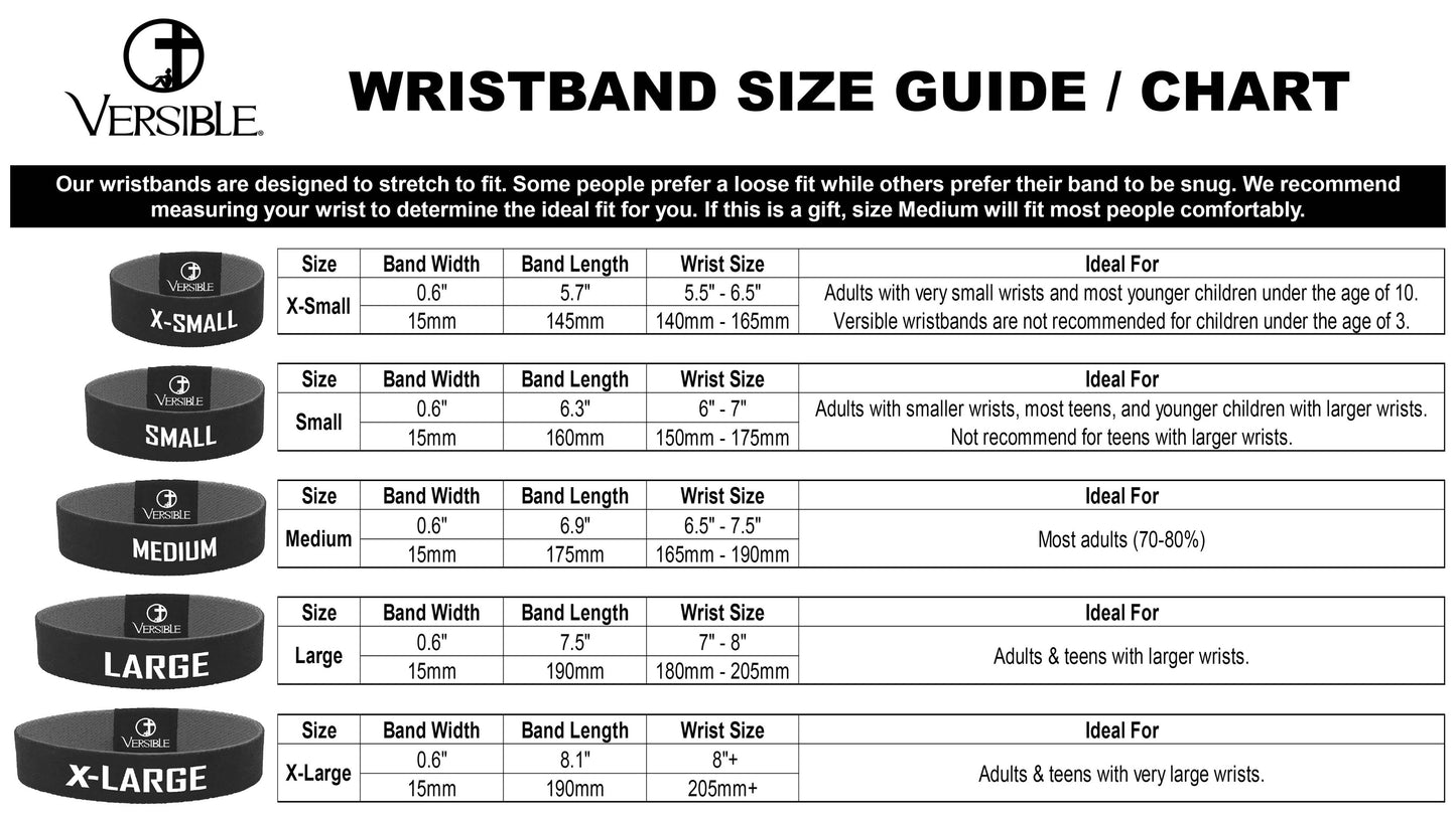 Tap To Pray® Wristband – Graphite & Ink