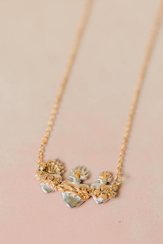 Holy Hearts Necklace