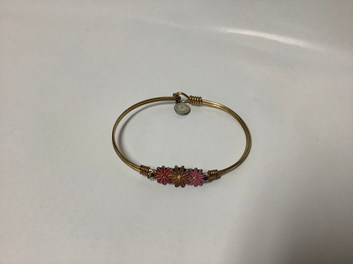 Flower Bangle Bracelet