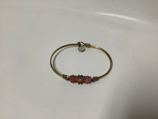 Flower Bangle Bracelet