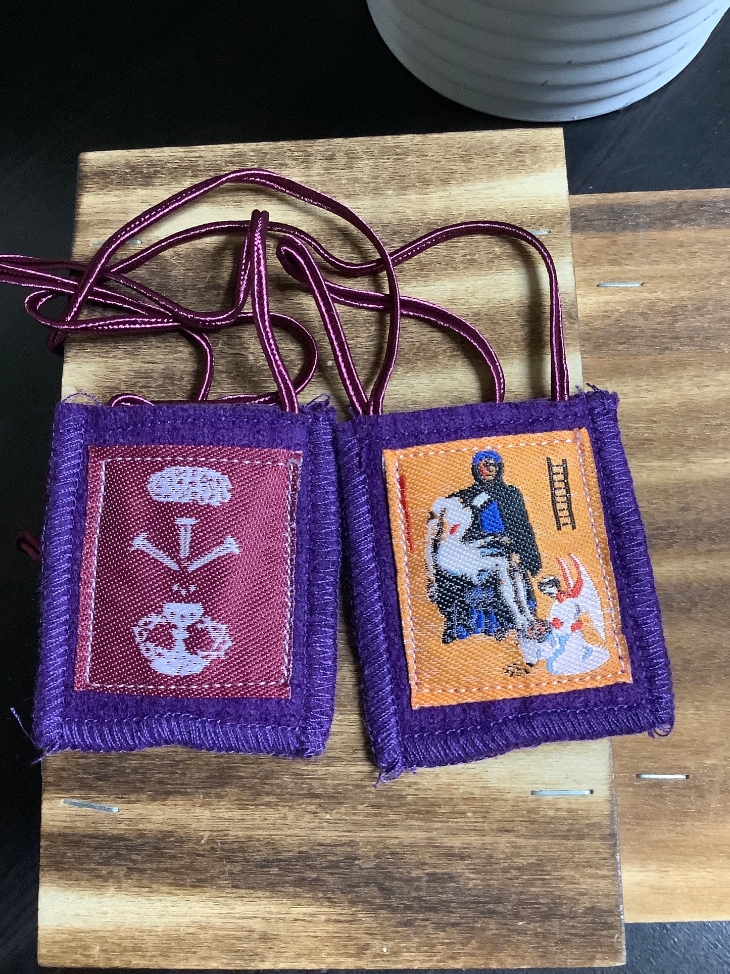 Large Purple Scapular