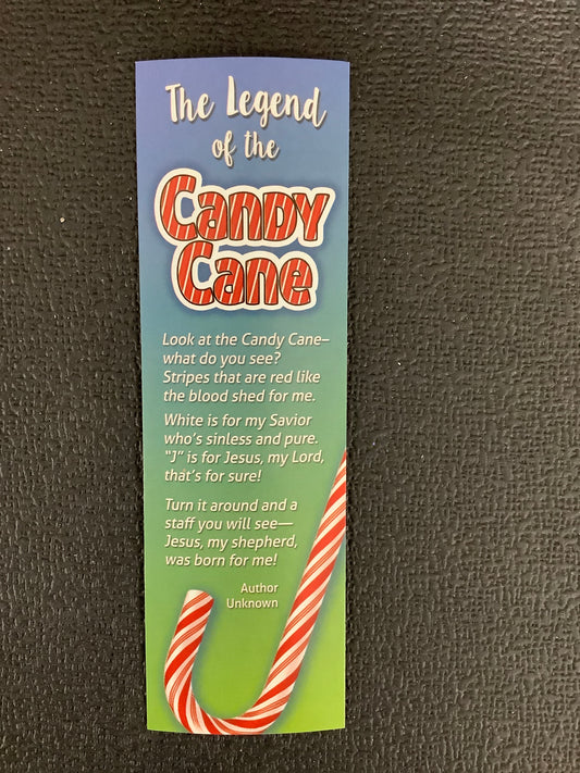 The Legend of the Candy Cane Bookmark