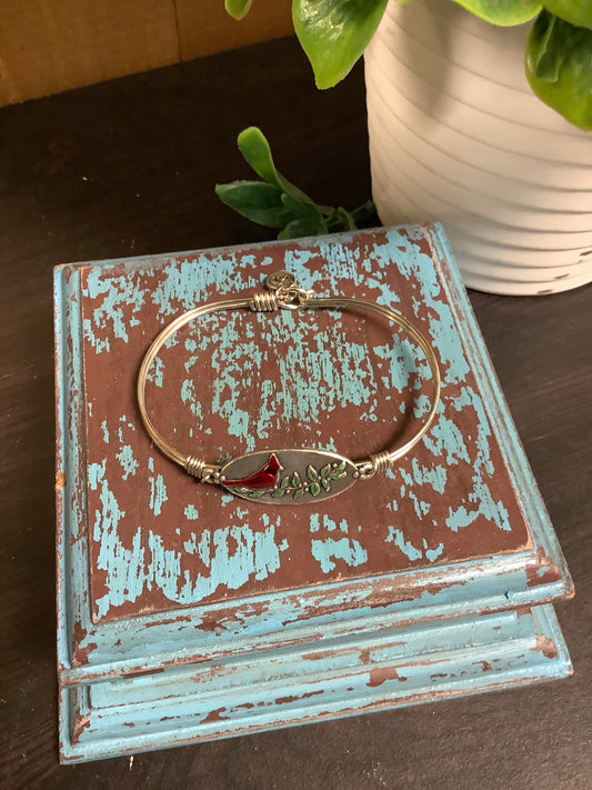 Forever Cardinal Bangle Bracelet
