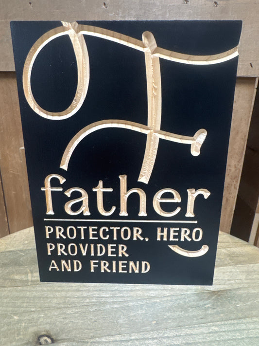 Word Block - Father Protector