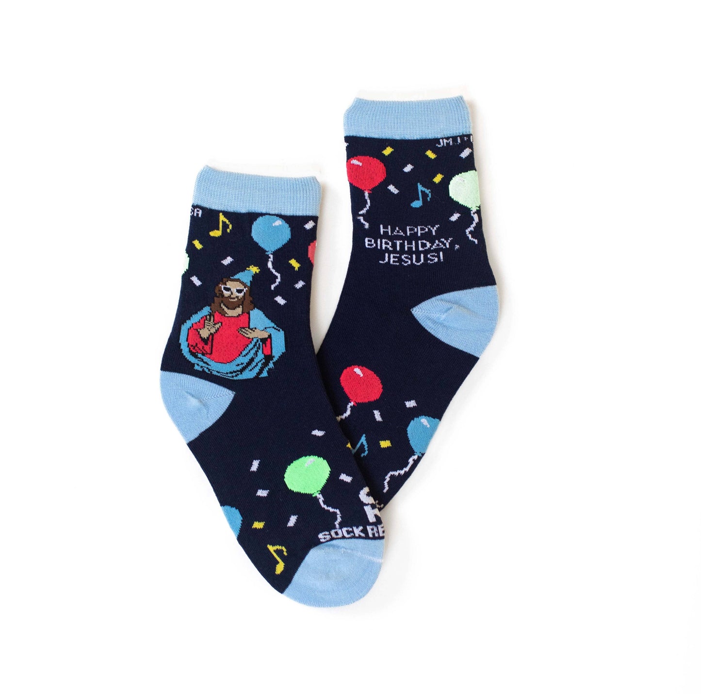 Happy Birthday Jesus Kids Socks