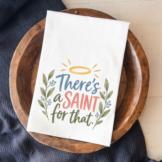 Blessed Mess | Saint Tea Towel