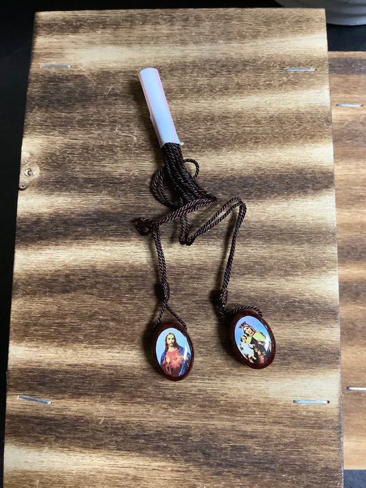 Small Wooden Scapular