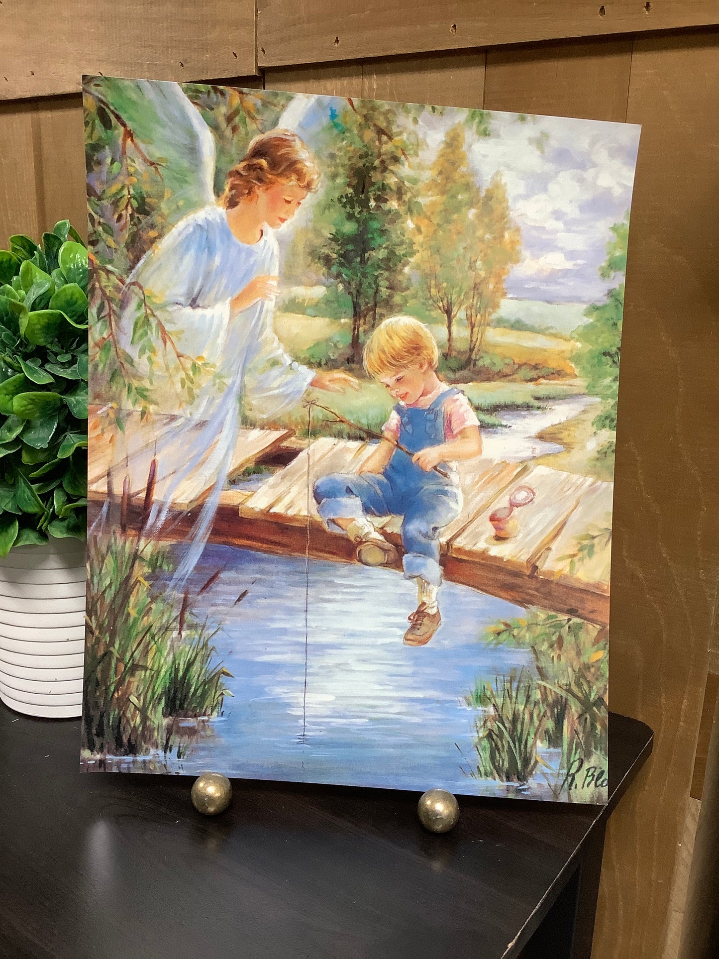 11x14 Print Guardian Angel with Boy