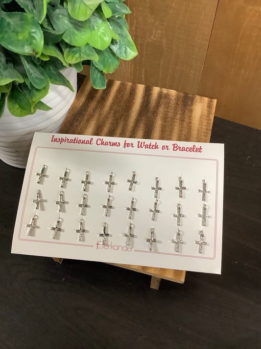 Cross Charms for Watch or Bracelet - 24 Pack