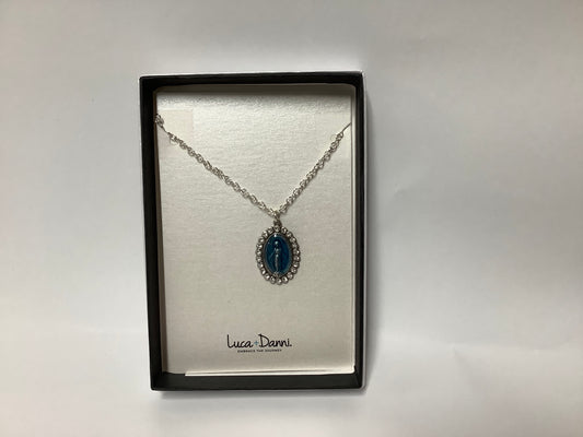 Silver/Blue Miraculous Necklace
