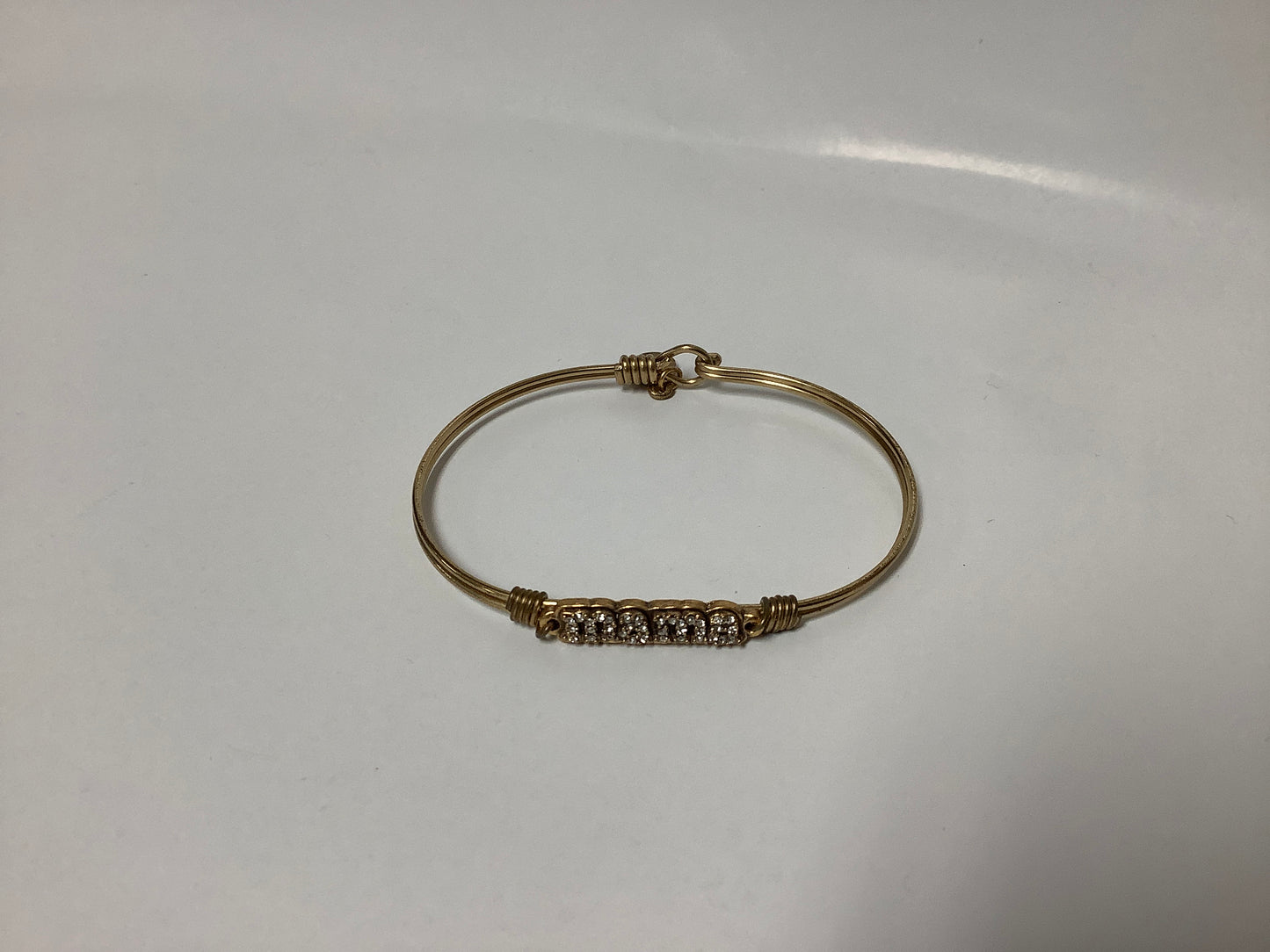 Crystal Mama Bangle Bracelet