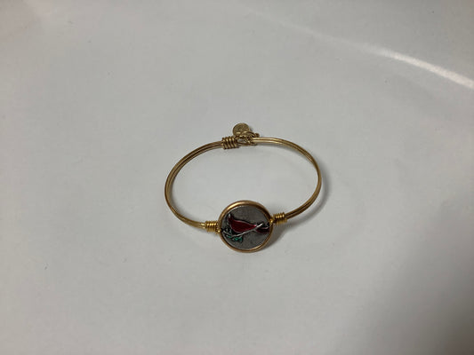 Red Cardinal Bangle Bracelet