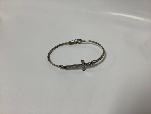 Cross Bangle Bracelet