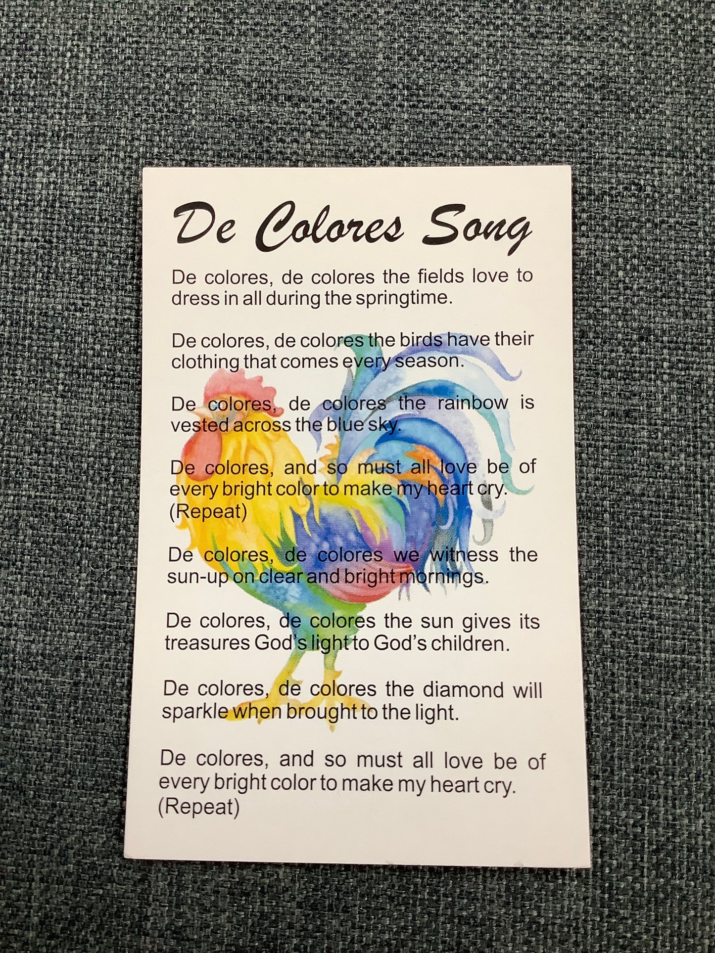 De Colores Song