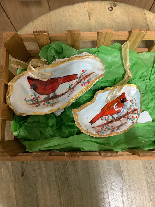 Cardinal Oyster Shell