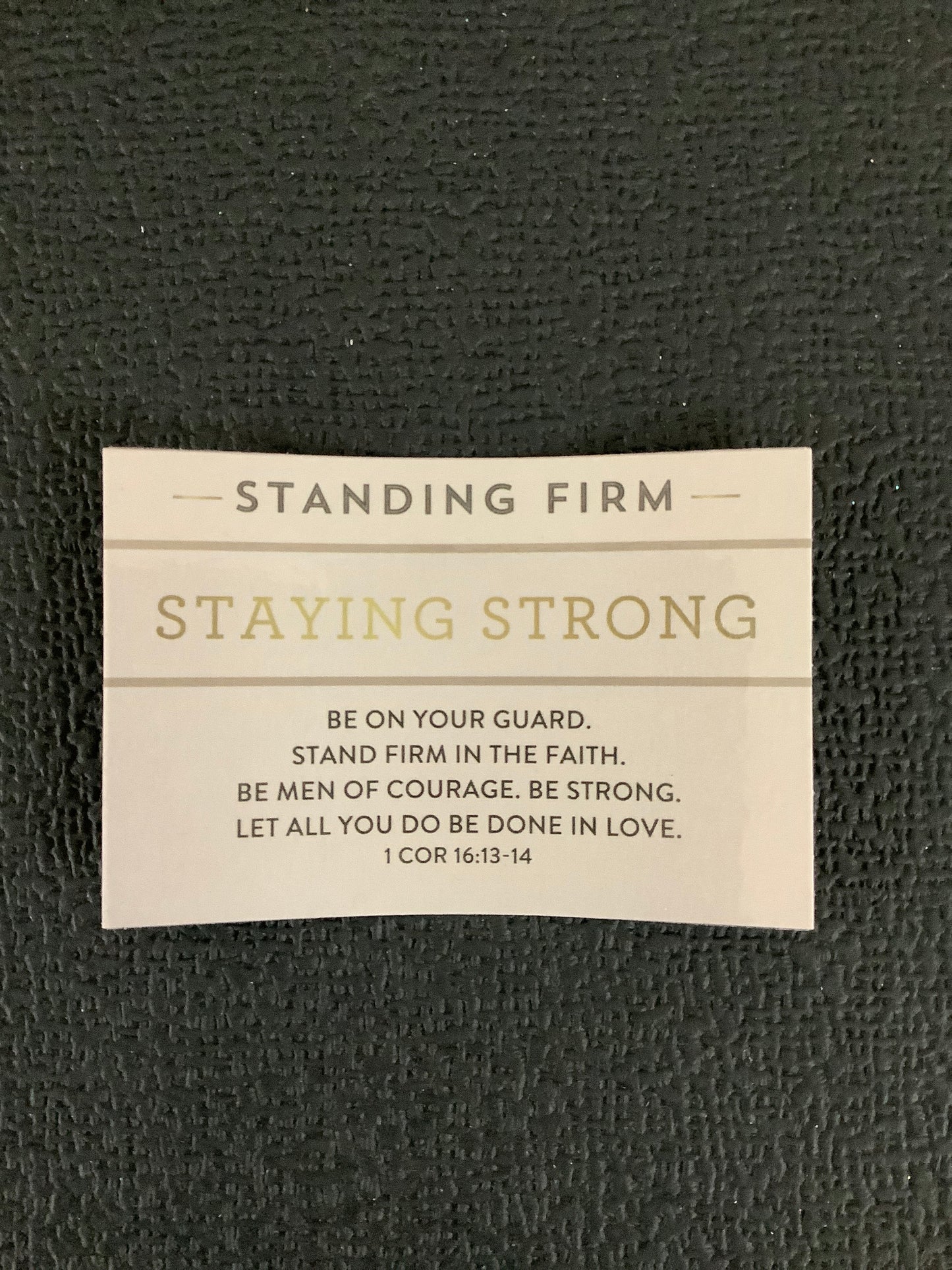 Pass it On - Standing Firm