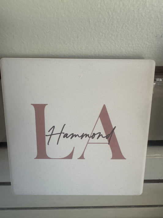 Hammond, LA Ceramic Coaster