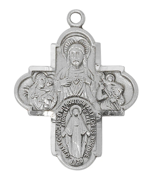 Pewter 4-Way Medal