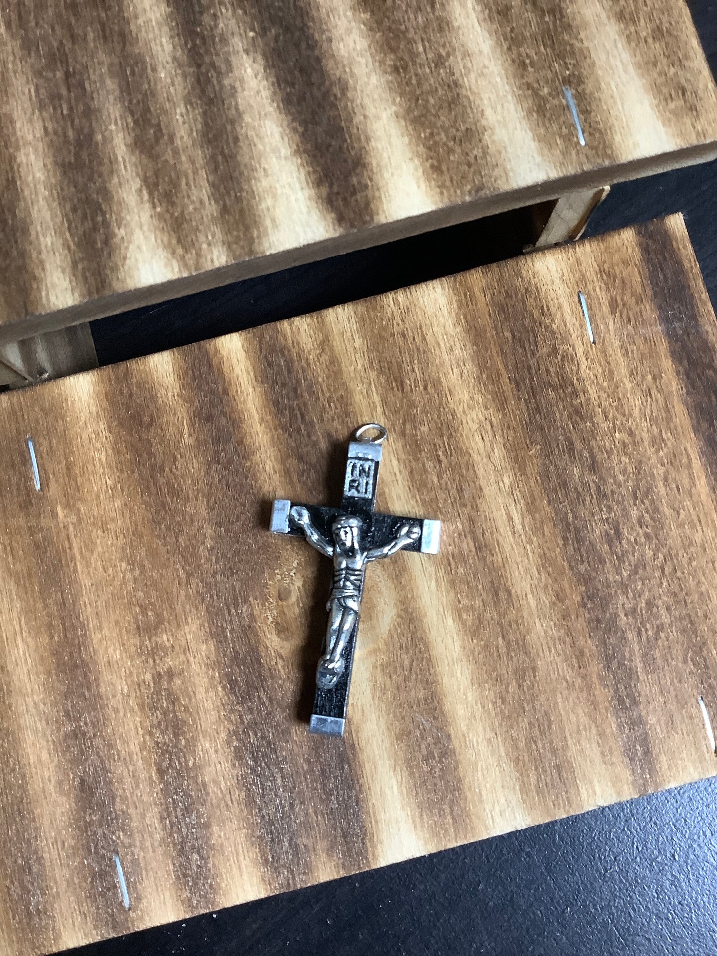 Large Black/Wooden Crucifix