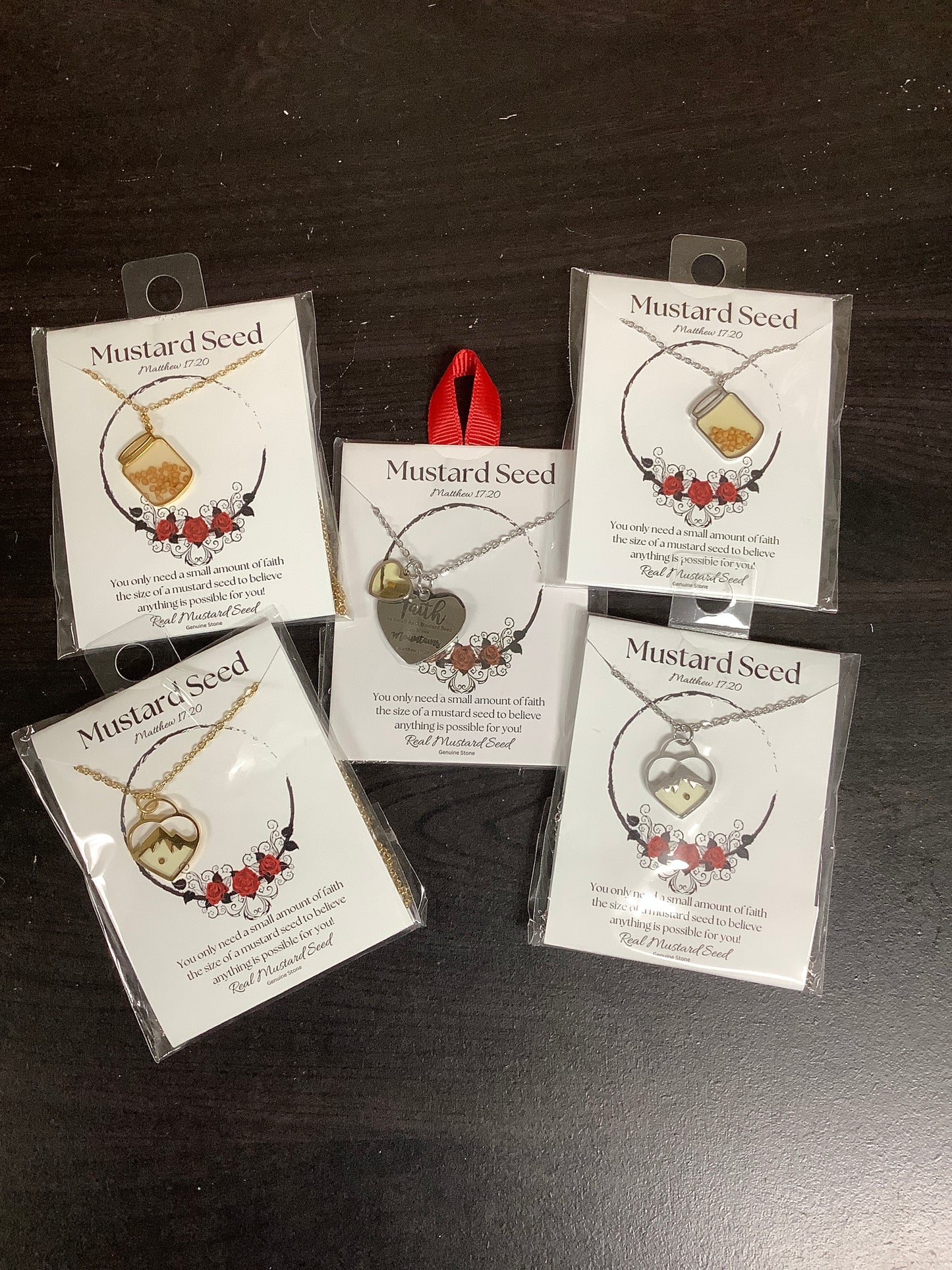 Miscellaneous Mustard Seed Necklaces