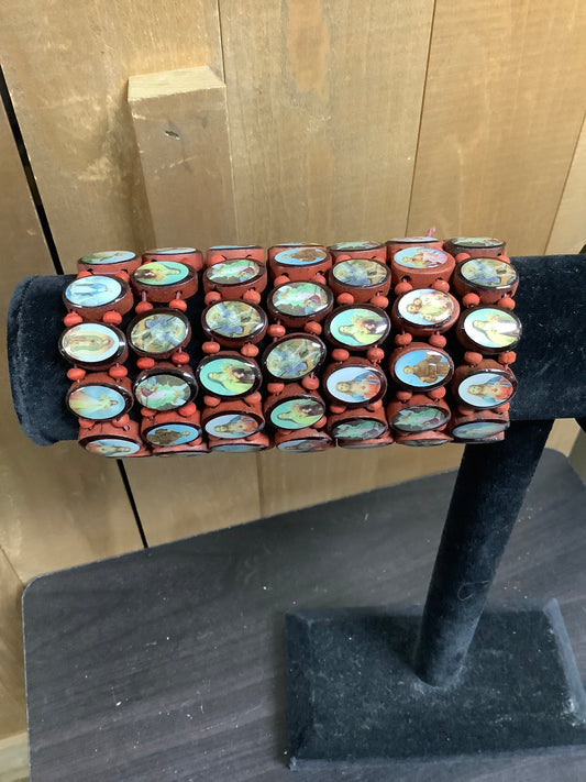 Brown Wood St. Bracelet